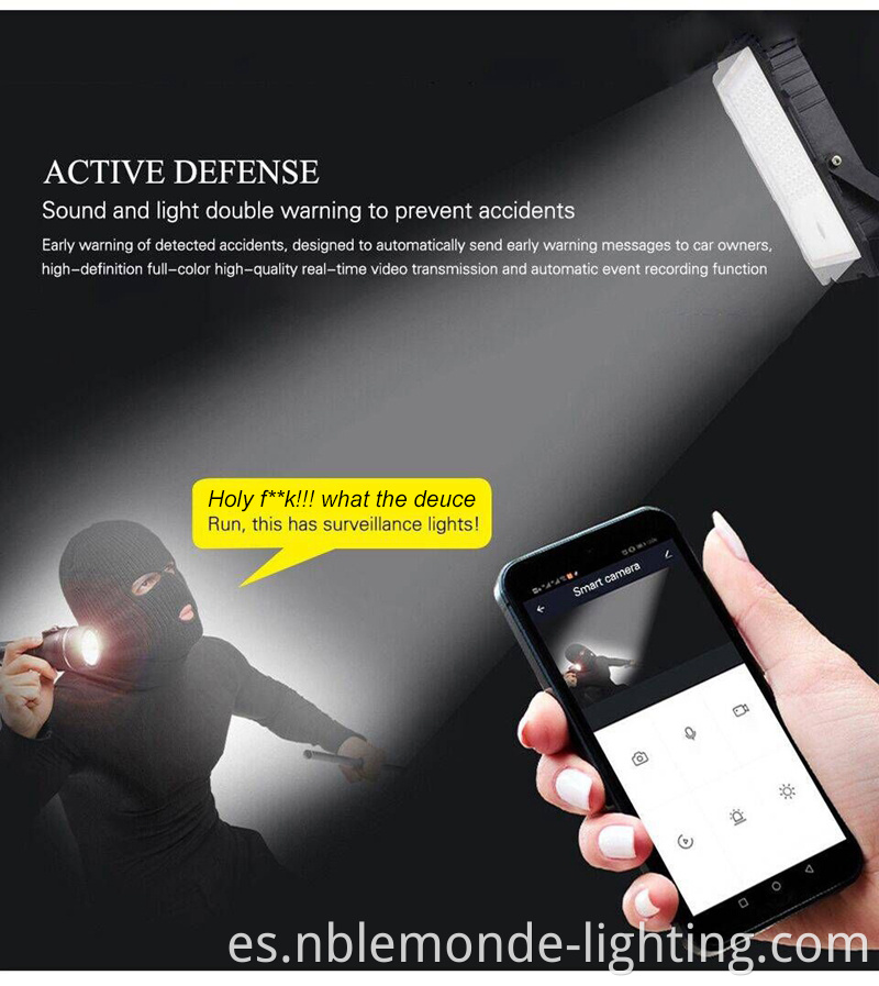 Advanced Solar Surveillance Floodlight